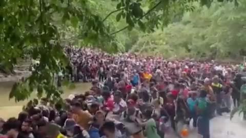 Thousands of Illegal Aliens pour in from the Darien Gap as they head to the United States
