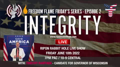 Freedom Flame Friday series with FFCW: INTEGRITY