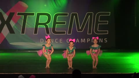 Vivienne's TRIO at XTREME Dance 'Iko Iko' 6 yrs old