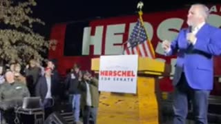 Ted Cruz SLAMS Dems With Hilarious Joke At Herschel Walker Rally