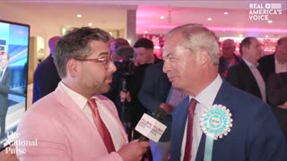 Nigel Farage's first interview following his historic parliamentary victory in Clacton-on-Sea