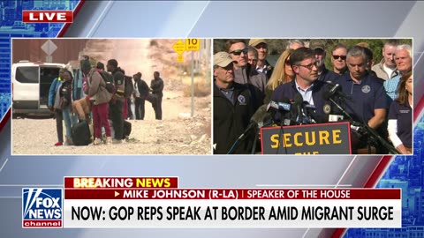 Speaker Mike Johnson: Biden has the authority to stop this madness (Jan 3, 2024)