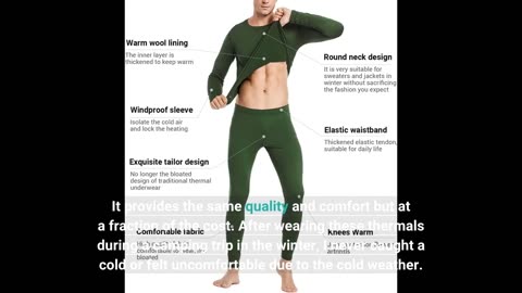 Customer Comments: WINDCHASER Mens Thermal Underwear Set Winter Sport Hunting Gear Sport Long J...