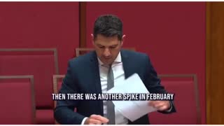 Australian Senator calls out obvious spike in vax injuries & Establishment's silence