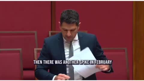 Australian Senator calls out obvious spike in vax injuries & Establishment's silence
