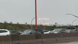 Terminal A at LaGuardia Airport in NYC shuts down due to major flooding.