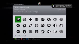 Call of Duty Ghosts - David and Goliath Achievement