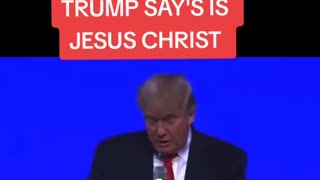 President Trump says we need our Savior Jesus Christ !