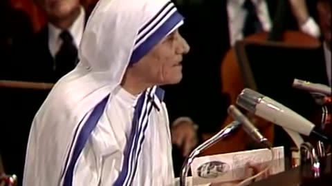 Mother Teresa's Nobel Peace Prize acceptance speech (Oslo, 1979)