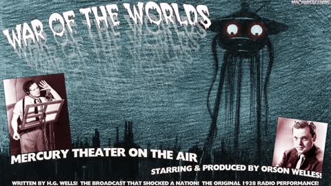 War Of The Worlds - Original 1938 Radio Broadcast Mercury Theater - H.G. Wells - Horror Sci-Fi OTR