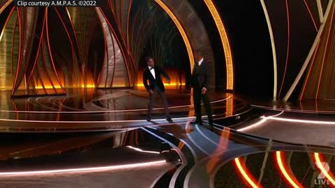 UNCENSORED Will Smith smacks Chris Rock on stage at the Oscars