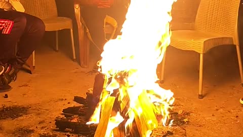BEAUITFUL BONE FIRE | Slow Motion Bone Fire Video