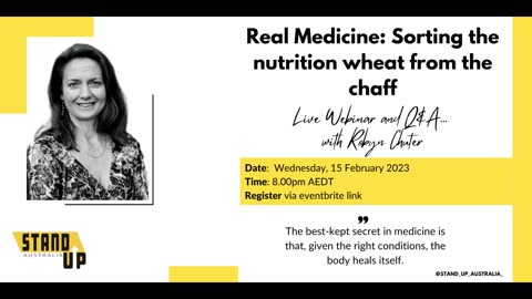 Real Medicine: Sorting the Nutrition Wheat from the Chaff