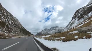 Fluela Pass in Switzerland