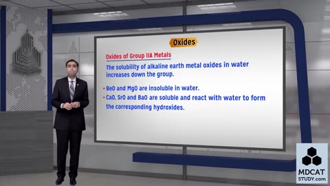 LEC#9 GENERAL TRENDS IN PROPERTIES OF COMPOUNDS OF ALKALI & ALKALINE EARTH METALS