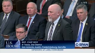 Chip Roy Delivers POWERFUL Speech While Nominating Byron Donalds For House Speaker