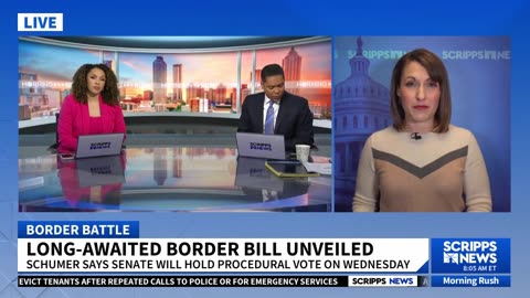 Senate negotiators unveil long-awaited border bill