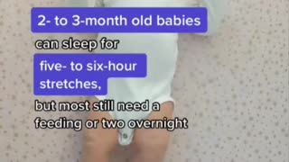 When do babies sleep..