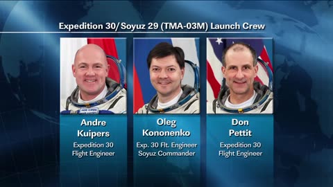 33 New Crew Trio Arrives at ISS