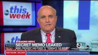 ABC Report On Trump Legal Team Memo