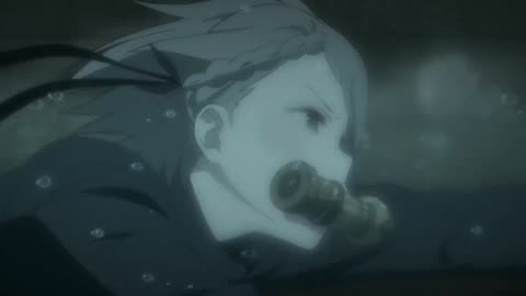 Princess Principal - going through the water pipe