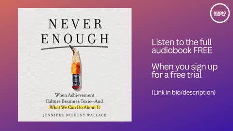Never Enough Audiobook Summary Jennifer Breheny Wallace