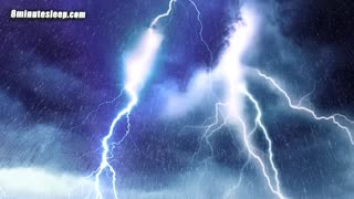 THUNDER & RAIN | Rainstorm Sounds For Relaxing, Focus or Sleep