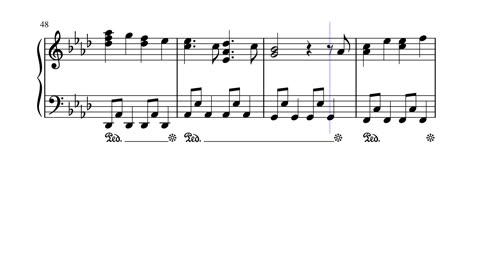 Radwimps - 夢灯籠 Dream Lantern (Piano Solo sheet music, Noten, partition, partitura, spartiti)