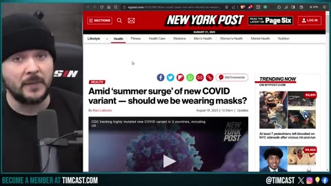 COVID LOCKDOWNS Coming BACK, Mask Policy Return As CDC Warns of New Variant, ALEX JONES MAY BE RIGHT