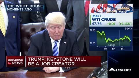 Trump Approving the Keystone XL Pipeline