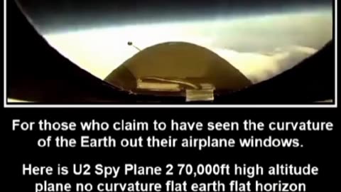 FOR THOSE WHO CLAIM TO HAVE SEEN THE CURVATURE OF THE EARTH OUT THEIR AIRPLANE WINDOWS