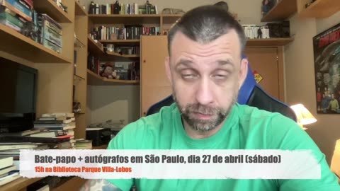 Bate-papo + autógrafos em São Paulo | 27 de abril (sábado), às 15h