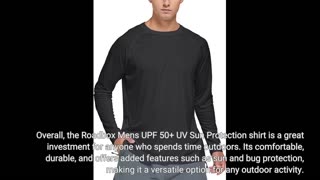 Real Feedback: Roadbox Mens UPF 50+ UV Sun Protection Shirts Outdoor Long Sleeve Fishing T-Shir...