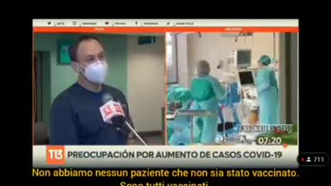 Cile, dottore Rodrigo Rosas, il vaccino cosi buono che tutti i ricoverati sono vaccinati