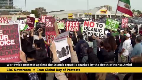 Protests against Iran's repression of women's rights held around the world
