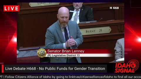 Sen. Brian Lenney: Chopping of genitals isn't a medical necessity - H668 PASSES SENATE