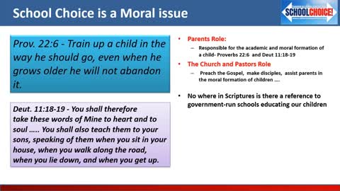 Why Christians and Pastors Need to Support School Choice