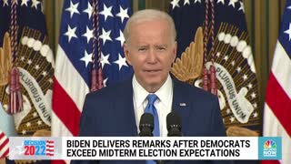Biden: ‘Good Day For America’ After Democrats’ Midterm Performance