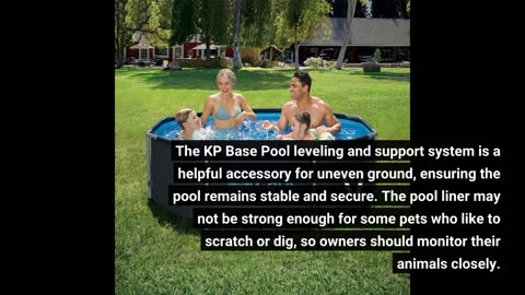 View Reviews: Lark Metal Frame Sport Splash Swimming Outdoor Patio Pool for Kids (4 ft.)