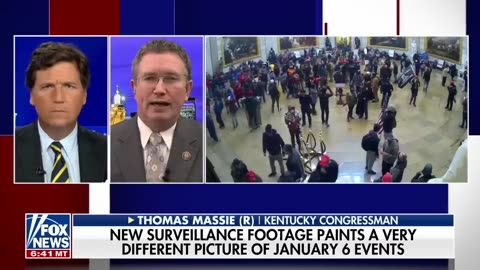 There is some really strange behavior on Jan 6 footage: Rep. Thomas Massie