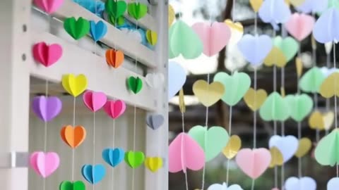 DIY How To Make Window Decoration From Paper | Room Decoration Ideas