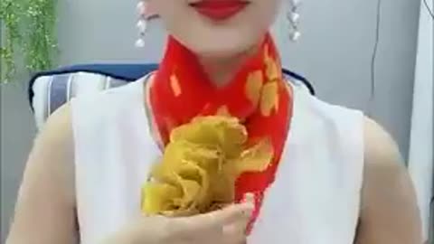 Different style and unique style for wearing scarf..