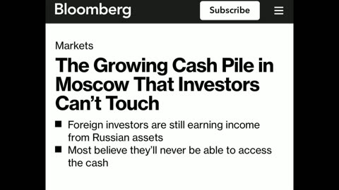 Russia Blocks $150 Billion in Western Assets - Bloomberg .