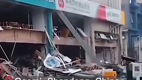On August 13, a powerful explosion happened in Gaomi, Shandong Province