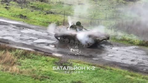 54th Mechanized Brigade engage a group of Russians.