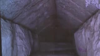 A hidden corridor has been discovered close to the main entrance of the Great Pyramid of Giza in Egypt