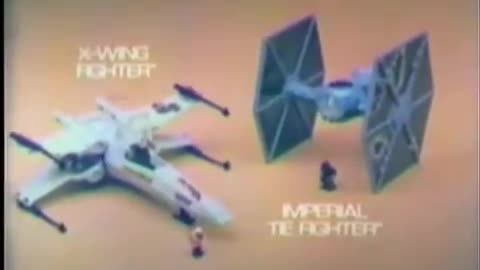 Star Wars 1981 TV Vintage Toy Commercial - Empire Strikes Back Micro TIE Fighter & X Wing Fighter
