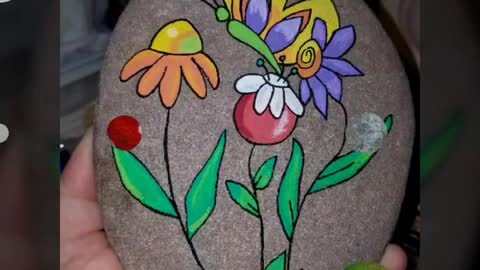 latest DIY pebble painting ideas new rock pebble craft ideas