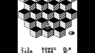 Q*bert for the Nintendo Game Boy, released in 1992