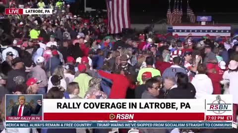 LIVE: Donald Trump Holds A Rally In Latrobe, PA.